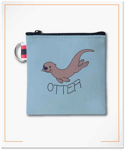 Coin Pouch, Material Zipper