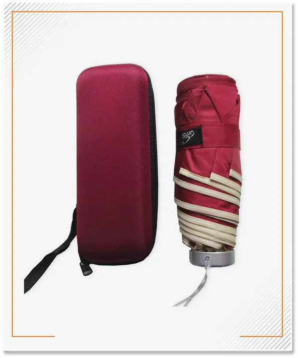 Payung Dompet, Material Polyester, Manual, Type Five Folded