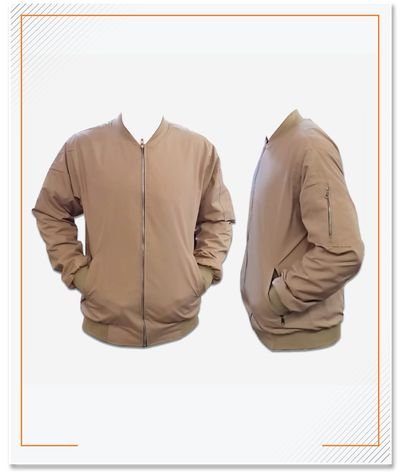 Jacket Bomber, Material Tasland