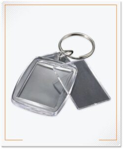Keychain Acrylic Bening