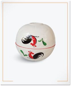 Mangkok Kaca Motif Bola