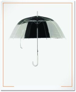 Payung Transparan, Material Plastic