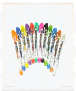 Glitter Gel Pen 12 Warna